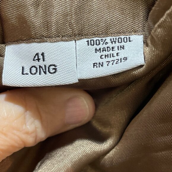 Joseph & Feiss Mens Brown Houndstooth Wool Suit Jacket Blazer 41L - Picture 4 of 11